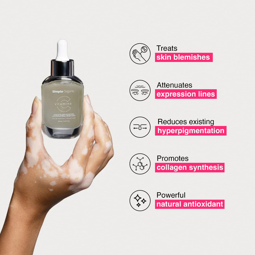 Serum Simple Organic Vitamina C Luminous Skin 30 Ml