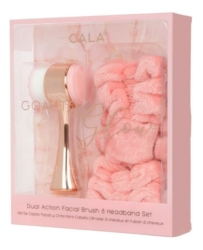 Set De Cepillo Facial Y Banda Para Cabello Rosa Cala ®