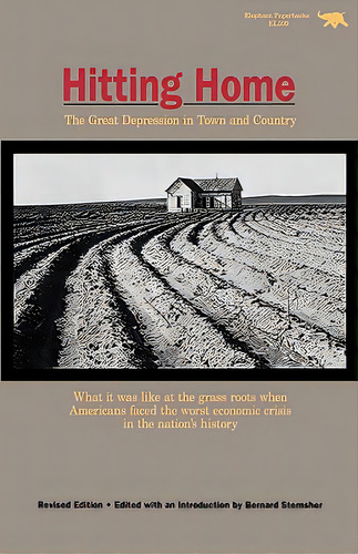 Hitting Home: The Great Depression In Town And Country, De Sternsher, Bernard. Editorial Ivan R Dee Inc, Tapa Blanda En Inglés