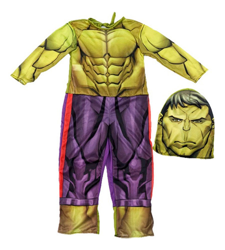 Disfraz Hulk T1 Musculo