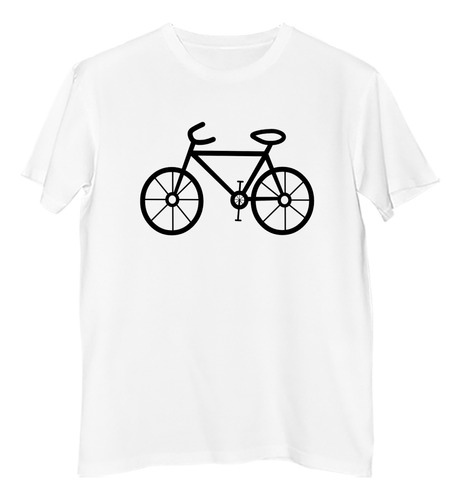 Remera Hombre Bicicleta Lapices Colores A Un Costado