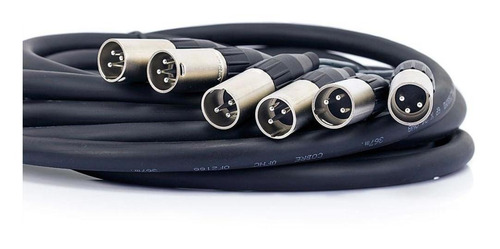 Multicabos Xlr 8 Vias Amphenol - 25 Mt