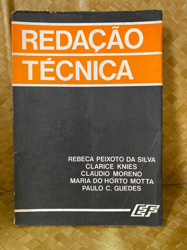 Livro Redação Técnica De Rebeca Peixoto Da Silva E Outros