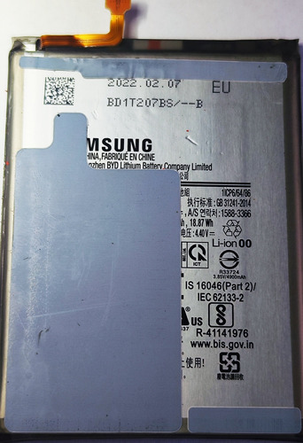 Batería Para Samsung Galaxy A13 Original De Equipo Usada 