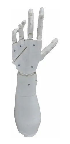 Kit Mano Y Antebrazo Biónico 6 Servos Y Bt, Robótica Arduino