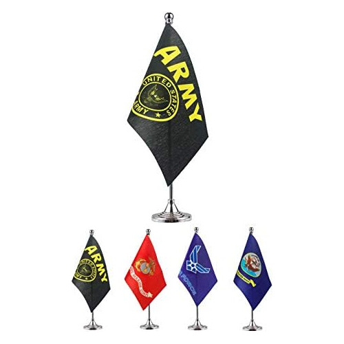 Bandera De Mesa Escudo De Oro Del Ejército De Ee. Uu. ...