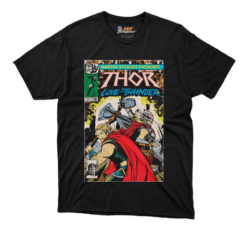 Playera Thor Love And Thunder Dios Del Trueno Marvel Comic