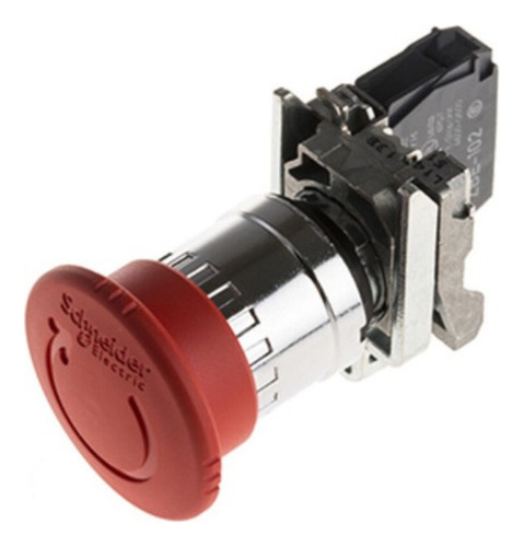 Pulsador Hongo Xb4 Schneider Emerg. Pulsar-girar Xb4bs8442