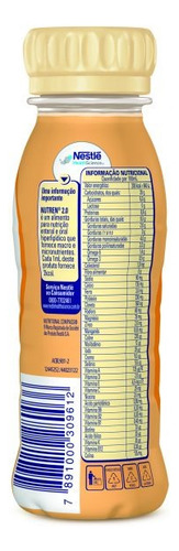 Nutren 2.0 Nestlé - Caixa C/12 - (sabor Baunilha) Promoção Baunilha