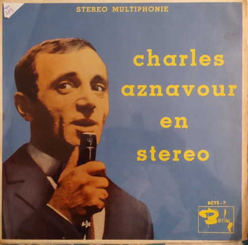 Vinilo Lp De Charles Aznavour En Stereo (xx379.