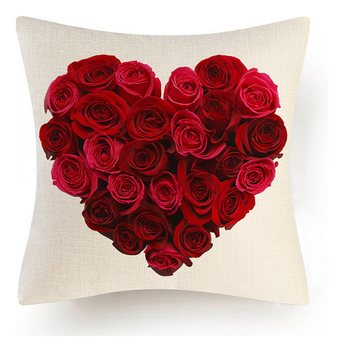 Juego De 4 Fundas Para El Día De San Valentín En L, 18 X 18