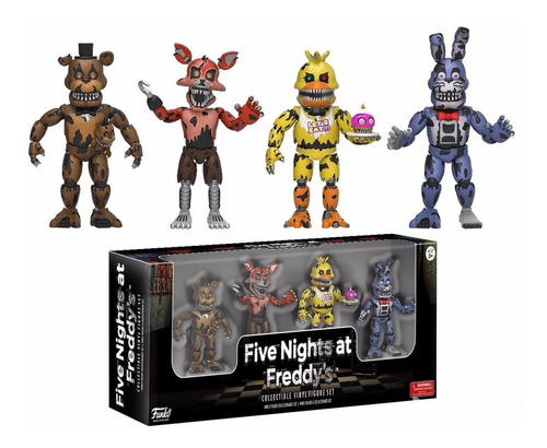 Novo Five Nights At Freddy's: Four Pack Nightmare  Funko