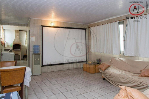 Imagem 13 de 30 de Casa Com 5 Dormitórios, 4 Suítes, Churrasqueira, Piscina, 4 Vagas, À Venda, 285 M² Por R$ 1.150.000 - Vila Valença - São Vicente/sp - Ca1936