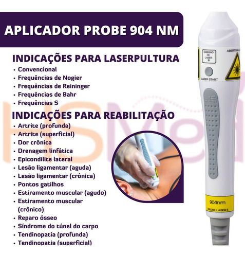 Laserpulse Probe P5 904 Nm + Ilib Rejuvenescimento Ibramed