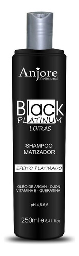  Shampoo Matizador Black Platinum Loiras 250ml Anjore
