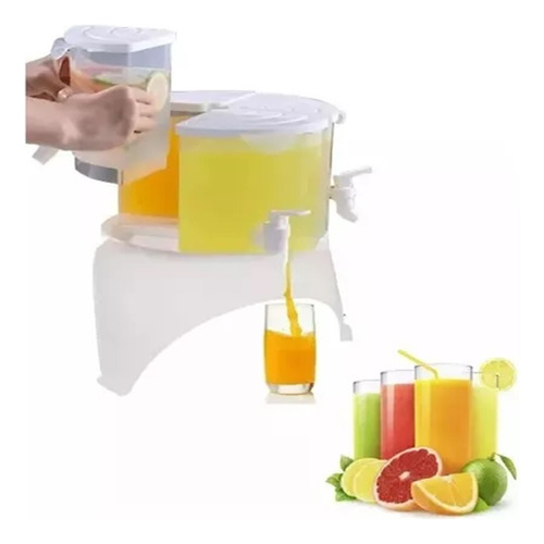 Dispensador Multi Bebidas Giratorio Jugo Frio 