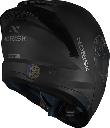 Capacete Norisk Force Ii 2 Preto Fosco Monocolor Robocop