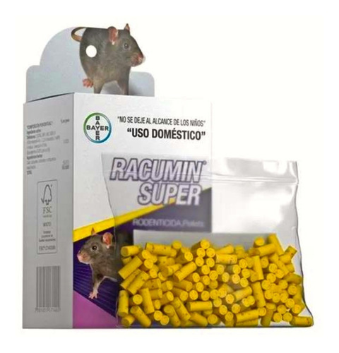 Racumin Super Rodenticida Pellets Bayer