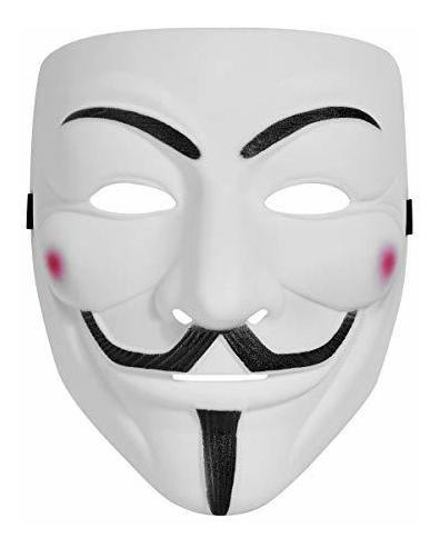 Wlparty Hackers Máscara Blanco V Para Vendetta G9r3r