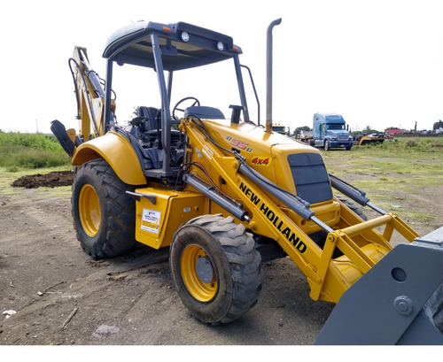 Retroexcavadora New Holland B90b Año 2008 Doble Tracción 4x4