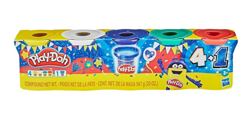 Play Doh Celebración Zafiro Pack X 5 Hasbro