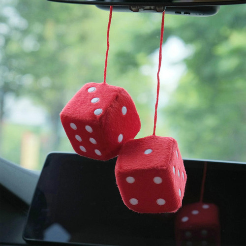 6 Juego De 6 Dados De Tela Con Puntos Luminosos En 6 Piezas