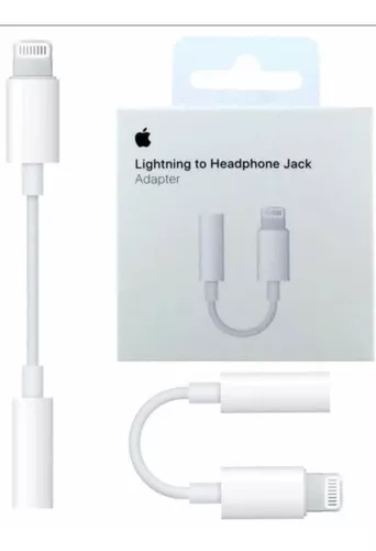 Adaptador Lightning iPhone 7 8 Plus X A Jack 3,5 Original