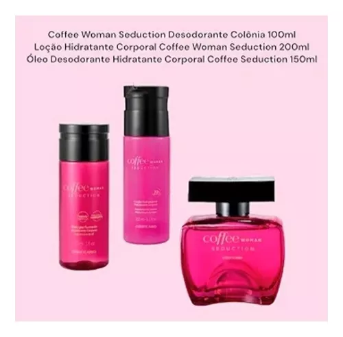 Kit Coffee Woman Seduction - Presente Feminino O Boticário