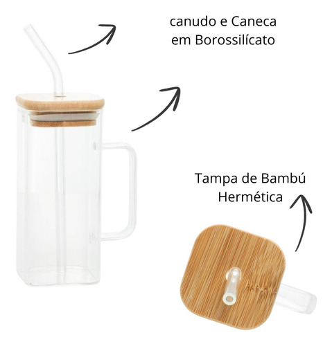 Chá Verde Matchá Push Pó + Caneca Wolff Borossilicato Combo