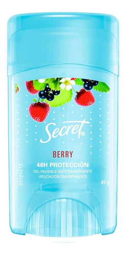 Antitranspirante en Gel Secret Berry Invisible 45g