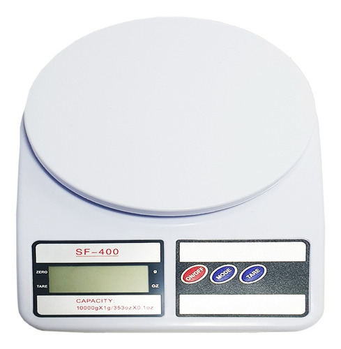 Báscula de cocina digital Genérica SF-400 blanca