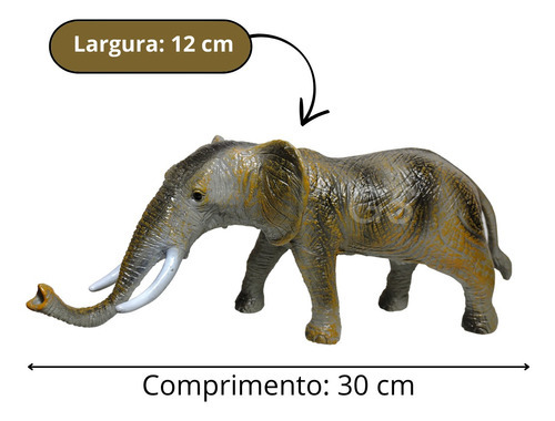 Juego de 2 elefantes, de goma, animales salvajes, juguetes de la jungla