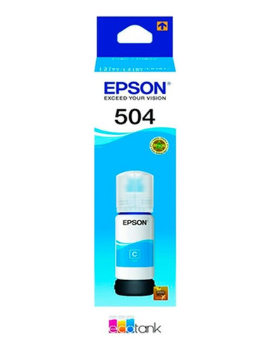 Tinta Epson T504 Cyan Para L4150 - L4160 - L6161 - L6171 