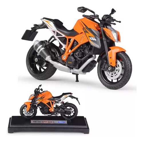 Bicicleta Carretera Super Duke R En Miniatura Metal 1/