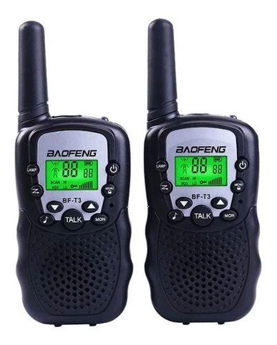 Radios Mini Walkie Talkies Baofeng  Bf T3 X 2 Unidades