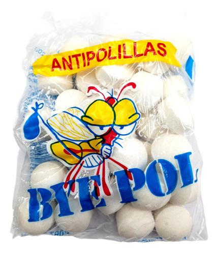 Naftalina Bolitas  X 4800 Grs Antipolillas No Contamínate