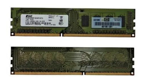 Imagem 1 de 3 de Memória Ram Desktop Ddr3 Smart 1gb 1rx8 Pc3 10600u 09 10