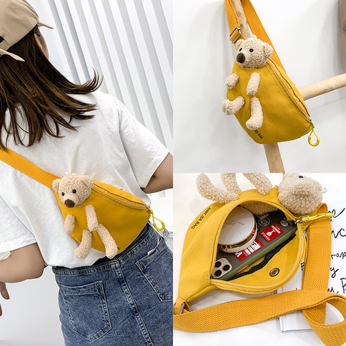 Mochila Para Niños Con Forma De Oso De Peluche Con Dibujos A