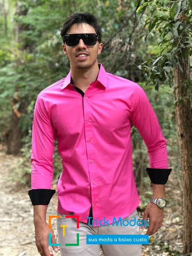 Imagem 1 de 1 de Camisas Social Masculina Slim - Atacado - Pp Ao Gg -promoçao