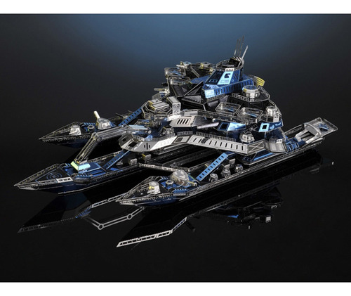 * 3d Metal Puzzle Ship Model Diy Construction Kit