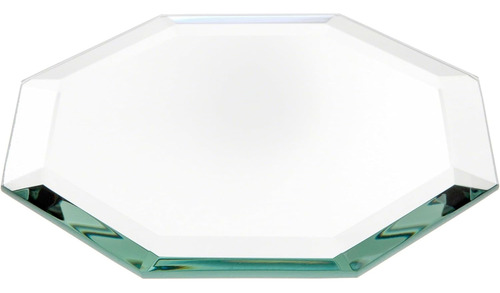 Espejo Octágono De Cristal Biselado 12.7 X 12.7 Cm