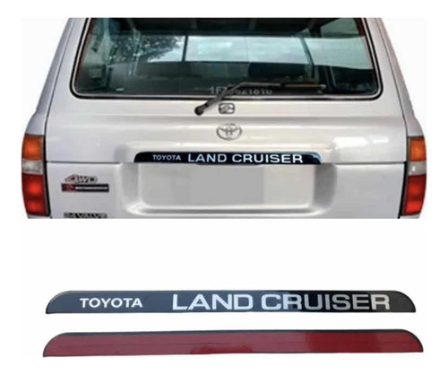 Emblema Platina Compuerta  Land Cruiser Toyota Autana Burbuj