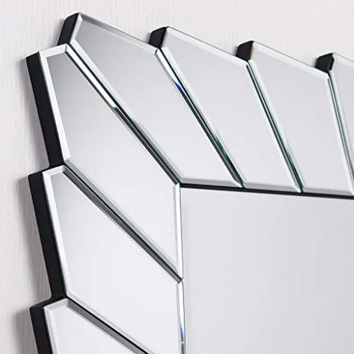 Espejo Rectangular Moderno Beveled Para Baño - Listo Para Co