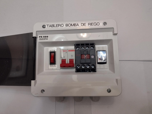 Tablero Bomba De Riego 2 Hp Con Relé 24 V P/programador