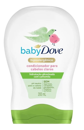 Acondicionador Cabellos Claros Baby Dove Importado