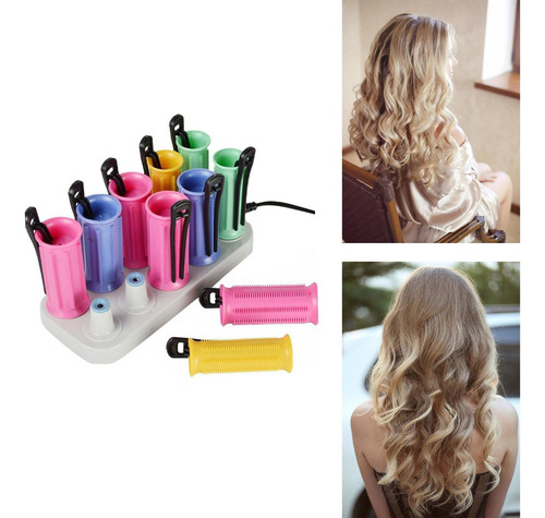 Rodillos Eléctricos Para El Cabello Con Calefacción,