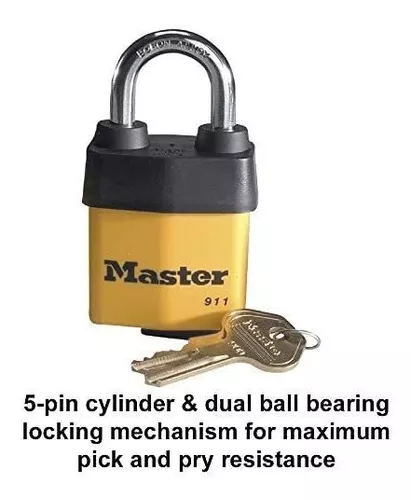 Candado Master Lock 911dpf C/llave/uso Intensivo P/exterior