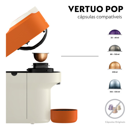 Cafeteira Nespresso Vertuo Pop Pantone Edição Limitada 110v