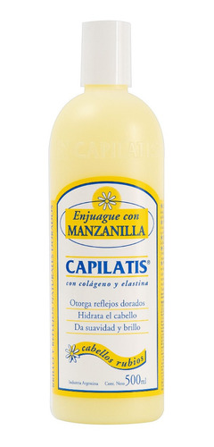 Capilatis Enjuague Con Manzanilla X 500ml - Cabellos Rubios