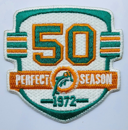 Parche Miami Dolphins 50 Años Temporada Perfecta